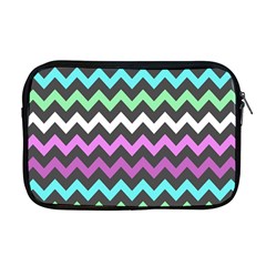 Chevron Pattern Gifts Apple Macbook Pro 17  Zipper Case by GardenOfOphir