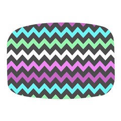 Chevron Pattern Gifts Mini Square Pill Box by GardenOfOphir