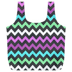 Chevron Pattern Gifts Full Print Recycle Bag (xxxl) by GardenOfOphir