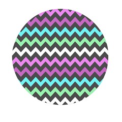 Chevron Pattern Gifts Mini Round Pill Box (pack Of 3) by GardenOfOphir