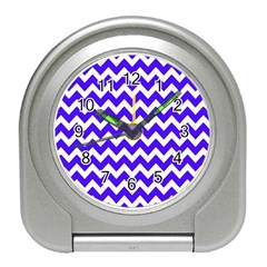 Chevron Pattern Gifts Travel Alarm Clock by GardenOfOphir