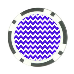 Chevron Pattern Gifts Poker Chip Card Guard by GardenOfOphir