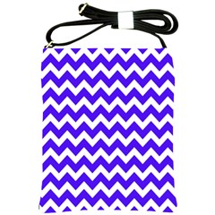 Chevron Pattern Gifts Shoulder Sling Bag by GardenOfOphir