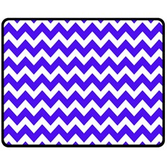 Chevron Pattern Gifts Two Sides Fleece Blanket (medium) by GardenOfOphir