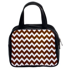 Chevron Pattern Gifts Classic Handbag (two Sides)