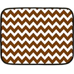 Chevron Pattern Gifts Two Sides Fleece Blanket (Mini) 35 x27  Blanket Front