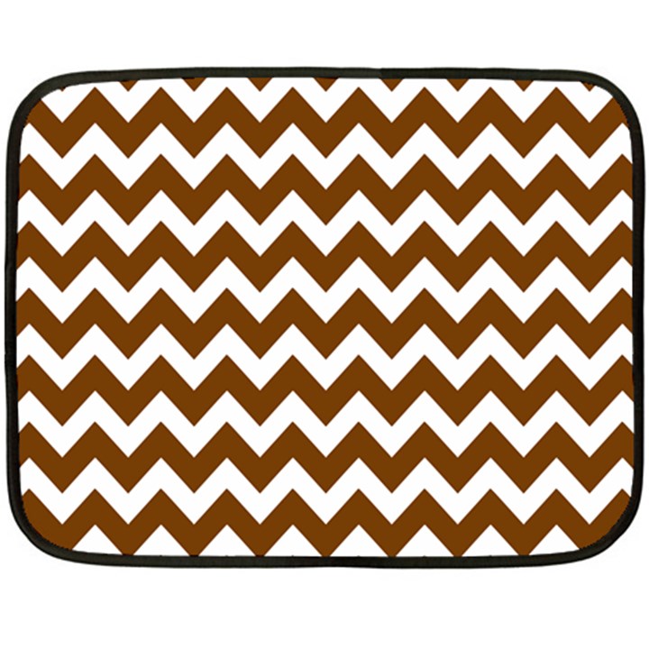 Chevron Pattern Gifts Two Sides Fleece Blanket (Mini)