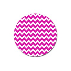 Chevron Pattern Gifts Magnet 3  (round) by GardenOfOphir