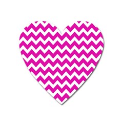 Chevron Pattern Gifts Heart Magnet by GardenOfOphir