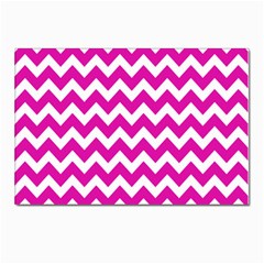 Chevron Pattern Gifts Postcard 4 x 6  (pkg Of 10) by GardenOfOphir