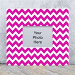 Chevron Pattern Gifts White Wall Photo Frame 5  x 7  Front