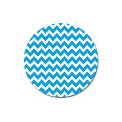 Chevron Pattern Gifts Magnet 3  (round) by GardenOfOphir