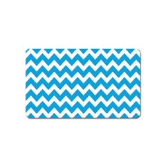 Chevron Pattern Gifts Magnet (name Card) by GardenOfOphir