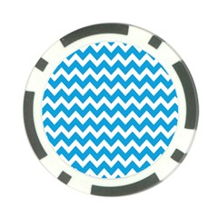 Chevron Pattern Gifts Poker Chip Card Guard (10 Pack) by GardenOfOphir