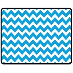 Chevron Pattern Gifts Two Sides Fleece Blanket (medium) by GardenOfOphir