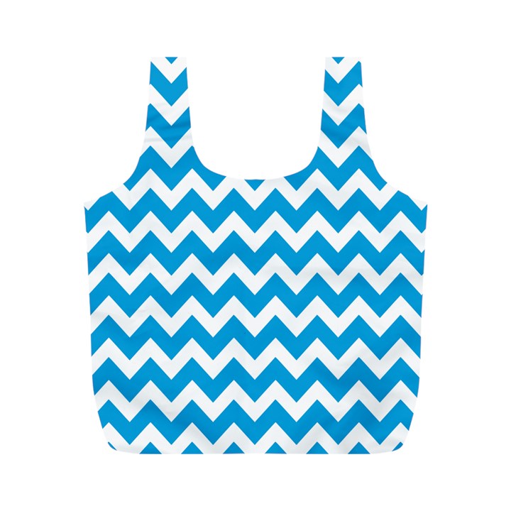 Chevron Pattern Gifts Full Print Recycle Bag (M)