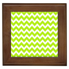 Chevron Pattern Gifts Framed Tile by GardenOfOphir