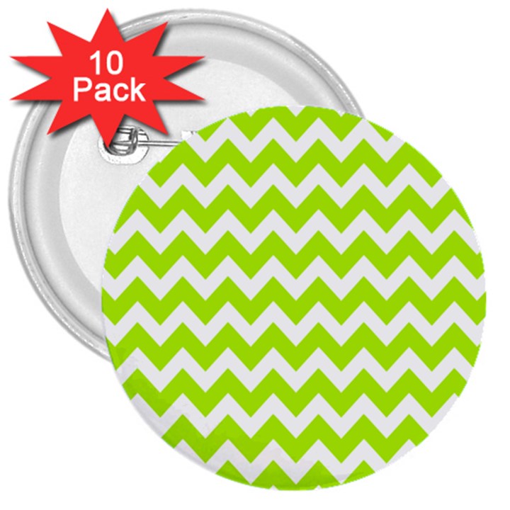 Chevron Pattern Gifts 3  Buttons (10 pack) 