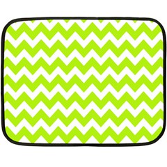 Chevron Pattern Gifts Two Sides Fleece Blanket (mini) by GardenOfOphir