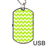 Chevron Pattern Gifts Dog Tag USB Flash (One Side) Front