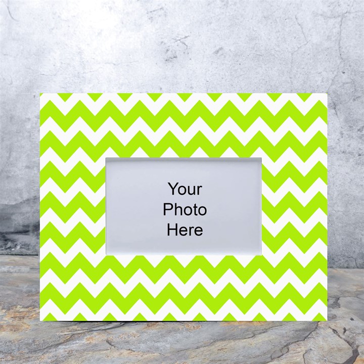 Chevron Pattern Gifts White Tabletop Photo Frame 4 x6 