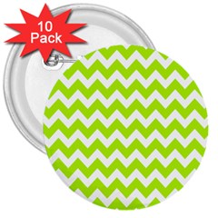 Chevron Pattern Gifts 3  Buttons (10 Pack)  by GardenOfOphir