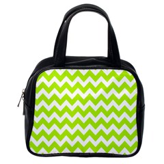 Chevron Pattern Gifts Classic Handbag (one Side) by GardenOfOphir