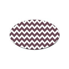 Chevron Pattern Gifts Sticker (oval) by GardenOfOphir