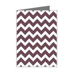 Chevron Pattern Gifts Mini Greeting Card