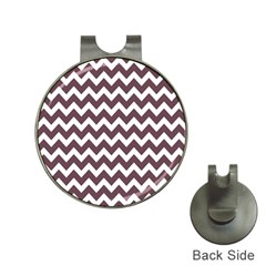 Chevron Pattern Gifts Hat Clips With Golf Markers by GardenOfOphir