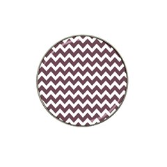 Chevron Pattern Gifts Hat Clip Ball Marker (4 Pack) by GardenOfOphir