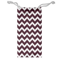 Chevron Pattern Gifts Jewelry Bag by GardenOfOphir