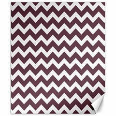 Chevron Pattern Gifts Canvas 8  X 10  by GardenOfOphir