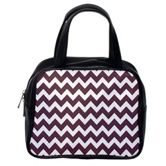 Chevron Pattern Gifts Classic Handbag (one Side) by GardenOfOphir