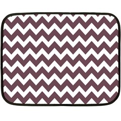 Chevron Pattern Gifts Two Sides Fleece Blanket (mini) by GardenOfOphir