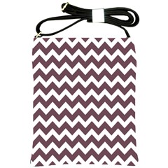 Chevron Pattern Gifts Shoulder Sling Bag by GardenOfOphir