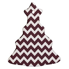 Chevron Pattern Gifts Christmas Tree Ornament (two Sides) by GardenOfOphir