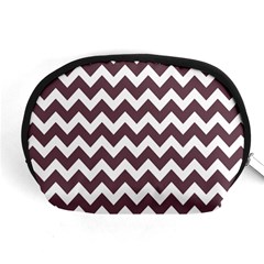 Chevron Pattern Gifts Accessory Pouch (medium) by GardenOfOphir