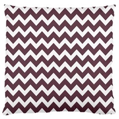 Chevron Pattern Gifts Standard Premium Plush Fleece Cushion Case (one Side) by GardenOfOphir