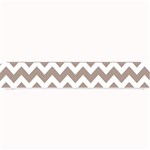 Beige Chevron Pattern Gifts Small Bar Mat 24 x4  Bar Mat