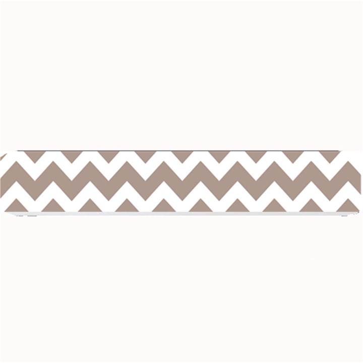 Beige Chevron Pattern Gifts Small Bar Mat