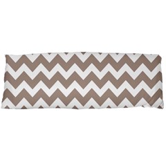 Beige Chevron Pattern Gifts Body Pillow Case (dakimakura) by GardenOfOphir