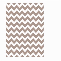 Beige Chevron Pattern Gifts Large Garden Flag (two Sides) by GardenOfOphir