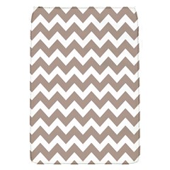 Beige Chevron Pattern Gifts Removable Flap Cover (s) by GardenOfOphir