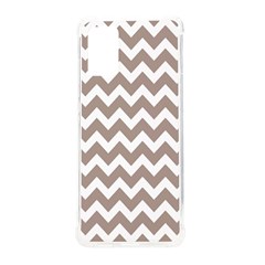 Beige Chevron Pattern Gifts Samsung Galaxy S20plus 6 7 Inch Tpu Uv Case by GardenOfOphir