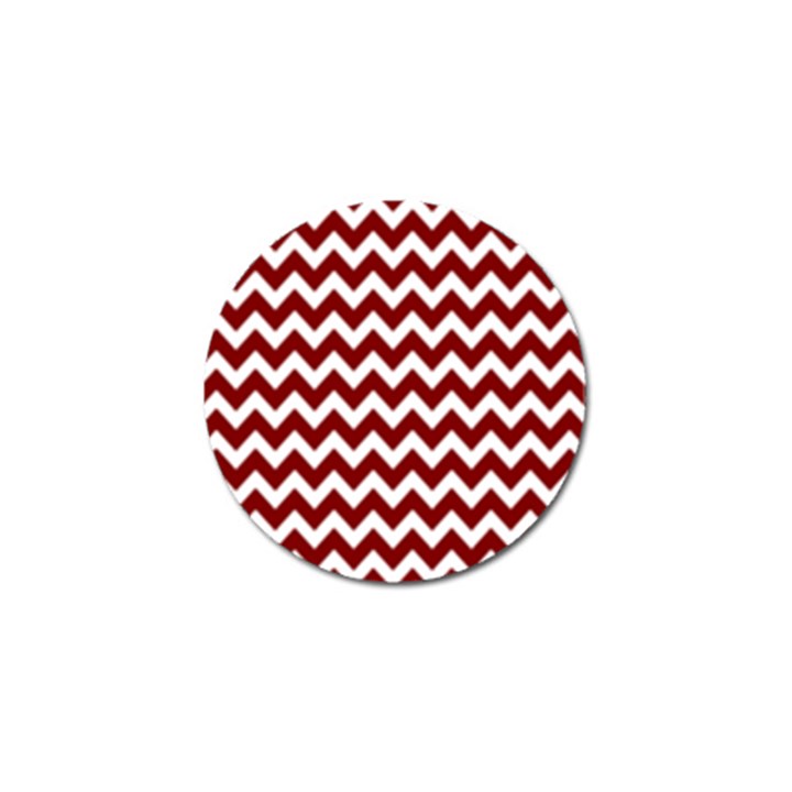 Red Chevron Pattern Gifts Golf Ball Marker (4 pack)