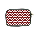 Red Chevron Pattern Gifts Coin Purse Back