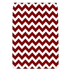 Red Chevron Pattern Gifts Removable Flap Cover (l) by GardenOfOphir