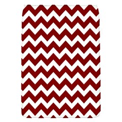 Red Chevron Pattern Gifts Removable Flap Cover (s) by GardenOfOphir