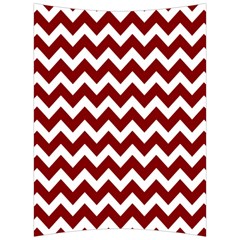 Red Chevron Pattern Gifts Back Support Cushion by GardenOfOphir